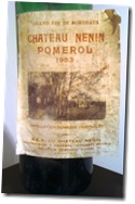 1000073 Ch Nenin Pomerol 1983 Bordeaux Ryan & Gabriella, Limehouse 20 Feb 10